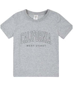 Girl's Cotton City T-shirt - Grey