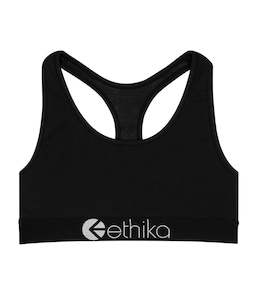 Ethika Girl's Midnight Black Sports Bra