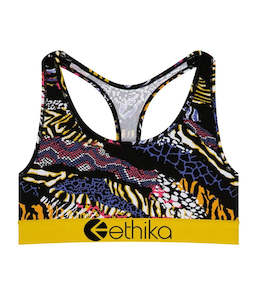 Underwear: Ethika Girl's Jungle Camo Sports Bra