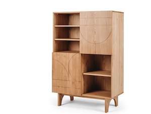 Furniture: OREGON DISPLAY "NATURAL OAK"