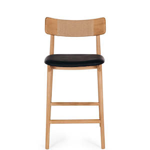 Napoleon Highback Kitchen Bar Stool "black Seat"