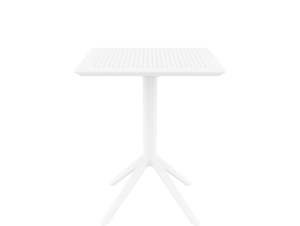 SIESTA SKY SQUARE FOLDING TABLE "WHITE"