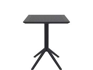 SIESTA SKY SQUARE FOLDING TABLE "BLACK"