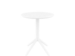 Siesta Sky Round Folding Table "white"