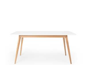 PARIS OAK DINING TABLE 160cm "WHITE TOP"