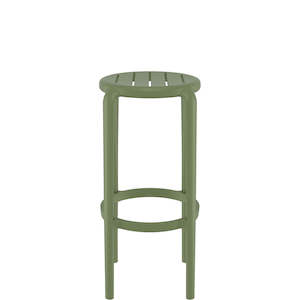 SIESTA TOM BAR STOOL 75cm "OLIVE GREEN"