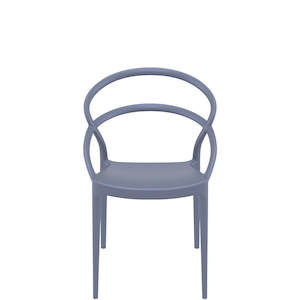 Furniture: SIESTA PIA ARMCHAIR "DARK GREY"