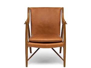 Madrid Armchair "cognac Leather"