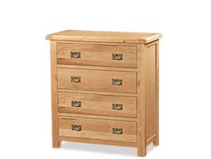 SOLSBURY 4 DRAWER CHEST "NATURAL OAK"