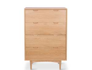 MADRID 4 DRAWER CHEST "NATURAL OAK"