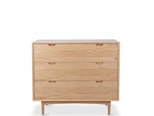 Madrid 3 Drawer Chest "natural Oak"