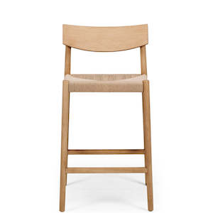 Veloster Highback Breakfast Bar Stool "natural"