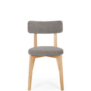 Furniture: ELLE WOODEN CHAIR "GREY MIST"