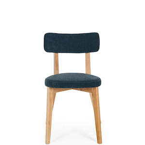 Furniture: ELLE WOODEN CHAIR "BLUE STRATA"