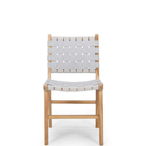 FUSION WOODEN CHAIR "WOVEN GREY"