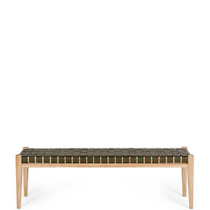 FUSION WOODEN BENCH SEAT "DUCK EGG"