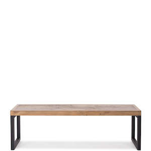 Furniture: FORGED WOODEN BENCH