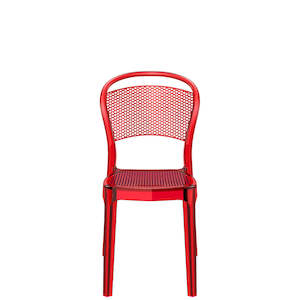 SIESTA BEE CHAIR "RED TRANSPARENT" (x4)