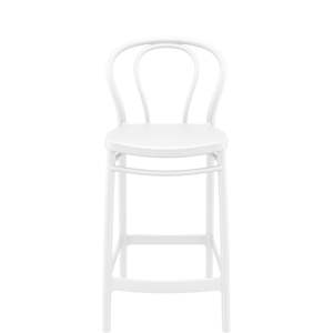 SIESTA VICTOR BAR STOOL 65cm "WHITE" (x4)