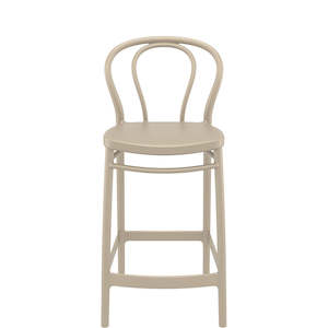 SIESTA VICTOR BAR STOOL 65cm "TAUPE" (x4)