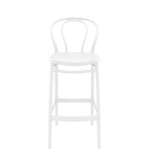 SIESTA VICTOR BAR STOOL 75cm "WHITE" (x4)