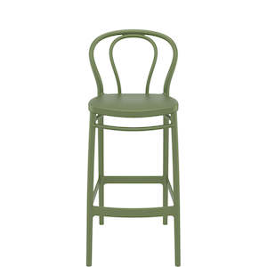 SIESTA VICTOR BAR STOOL 75cm "OLIVE GREEN" (x4)