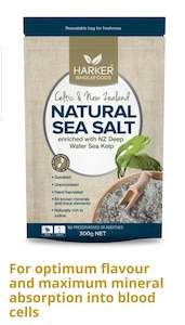 Natural Sea Salt -  enriched with deep sea kelp