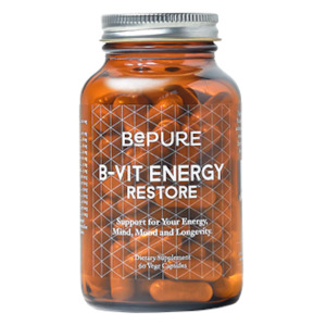 BePure B-Vit Energy Restore 30 caps eliteaesthetics