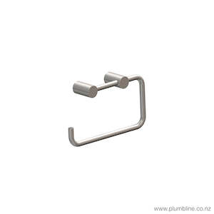 PLUMBLINE SWISS TOILET ROLL HOLDER BRUSHED STAINLESS