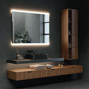 Titan Rectangle Led Mirror With Demister