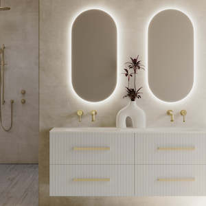 Plumbline Galaxy 450 Pill Backlit Led Mirror