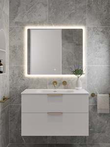 Lineare 900 Pillar 2 Drawer Vanity