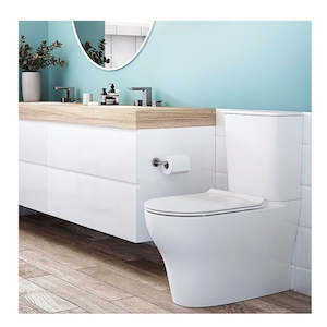 AMERICAN STANDARD CYGNET HYGIENE SQ CISTERN CC BTW TOILET SUITE SOFT CLOSE