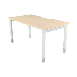 Oblique Single Desk Soft Maple