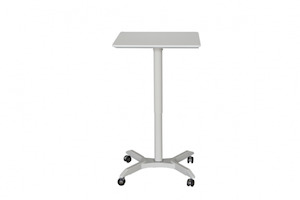 Sylex Helsinki Height Adjustable Mobile Laptop Desk 600 X 600mm White