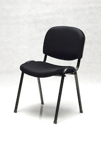 Sylex Stacking Visitor Chair Enervate In Colours Black Or Blue