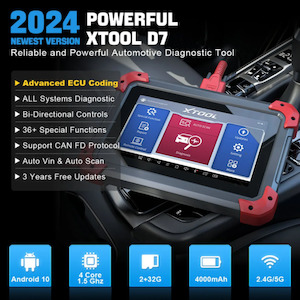 Products: XTOOL D7 Bi-Directional Diagnostic Tool