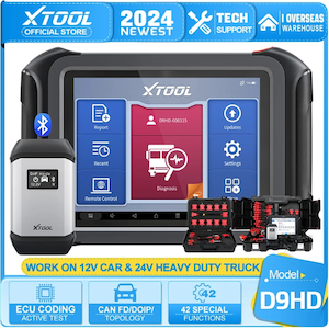 Products: XTOOL D9HD Heavy Duty Truck Scanner Full System Diagnostic Tool