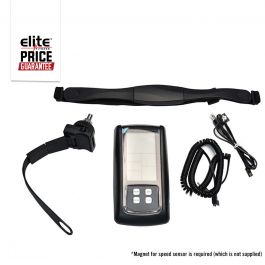 Gymnasium equipment: Spin Bike Monitor W/ Heart Rate Strap Elite Fitness NZ