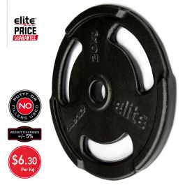 Gymnasium equipment: Ezi-Grip Olympic Weight Plate Elite Fitness NZ