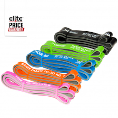 Dual Coloured Extra Strength Power Band Elite Fitness NZ