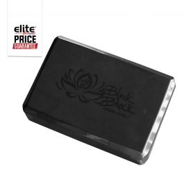 Black Solid Eva Yoga Block Elite Fitness NZ