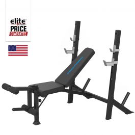 Olympic Bench W/ Rack Elite Fitness NZ