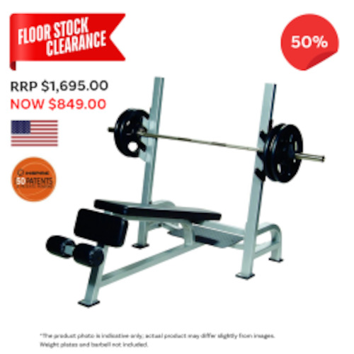 Olympic Decline Bench - Available In St Johns Elite Fitness NZ