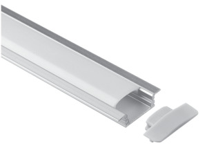 Building supplies: Zeus LED Inset Extrusion 7.5 & 14.5mm