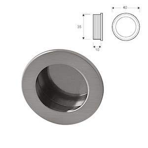 Building supplies: Elite Round Inset Pull