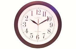 Left-Hand Round "Backwards" Wall Clock