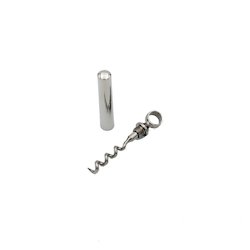 Left-Handed Stainless Steel Travel Corkscrew