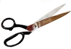 Left-Handed Heavy Duty Fabric Tailor's Shears 25.5cm (10") (Sidebent)