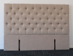 King beige headboard